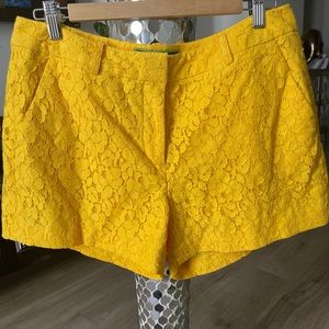 C. wonder yellow summer shorts